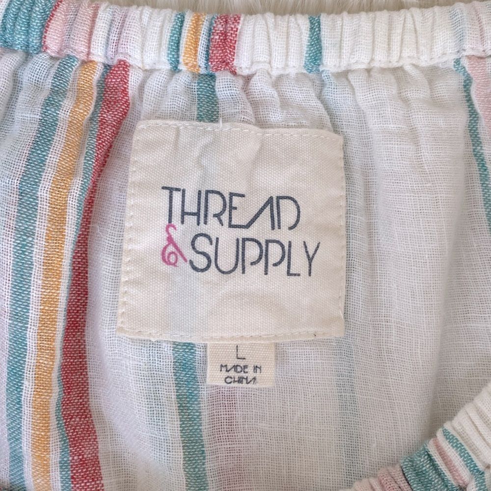 Thread & Supply Strip Cropped Top - Picture 3 of 6